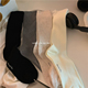 建议多囤：基础黑白灰色系袜子 堆堆袜女 纯色中筒袜秋 好好穿