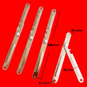 加厚不锈钢 晾衣架配件加固条X型架子固定条防风钩置地连接片1.4