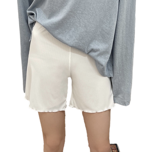 安全裤防走光女夏季薄款可外穿高腰冰丝三分打底裤宽松jk保险短裤