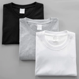 Хлопковая белая цветная летняя базовая приятная телу футболка с коротким рукавом