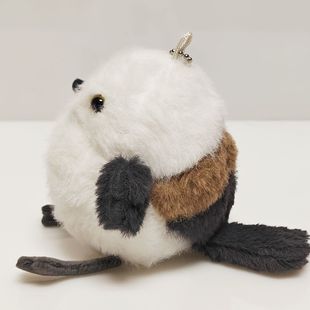 乐吉儿啾啾鹦鹉发声毛绒玩具可爱背包钥匙扣挂件公仔摇摇小鸟挂件