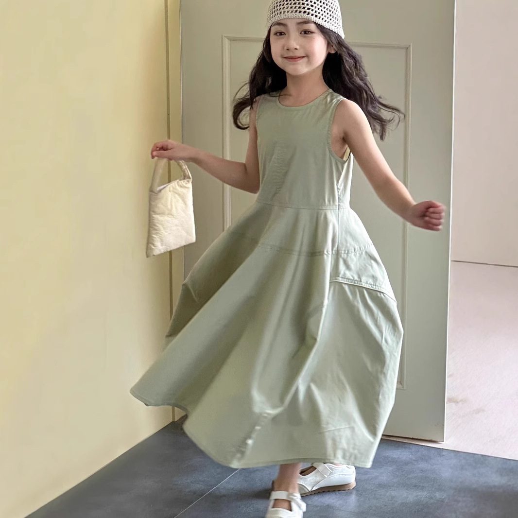 连衣裙2025新款今年流行爆款初中生胖妹妹矮个子少女大童女孩女童