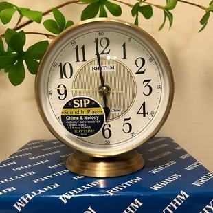 正品 268 RHYTH日本丽声座钟金属客厅办公室卧室CRH269