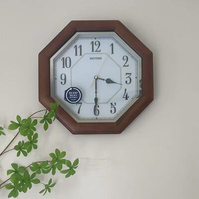 丽声办公室简约时尚实木挂钟客厅