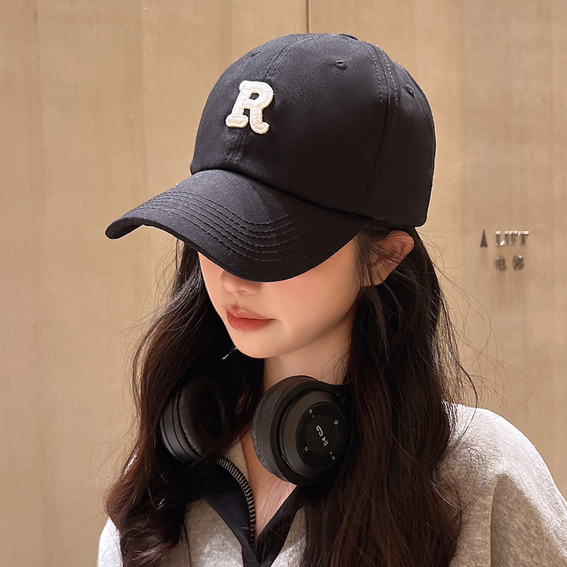 画蔻R标大头围棒球帽显脸小
