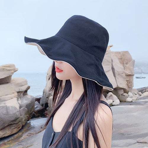 渔夫帽女遮阳防晒大帽檐