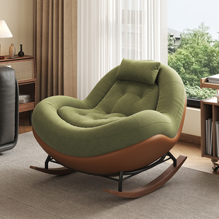 摇椅大人躺椅家用阳台休闲单人客厅2025新款懒人摇摇椅沙发椅可睡