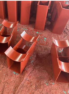 曲面槽滑动支座标准97R412/12 室内管道支架导向管托博天生产制造