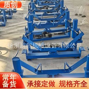 全自动皮带机防跑偏装置 输送机皮带液压纠偏器防偏装置厂家