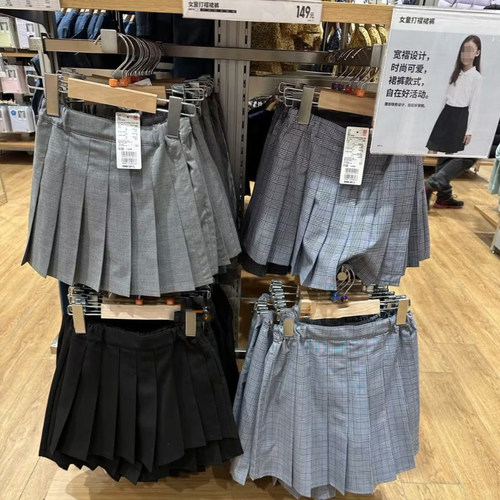 试衣间女童半身裙jk裙