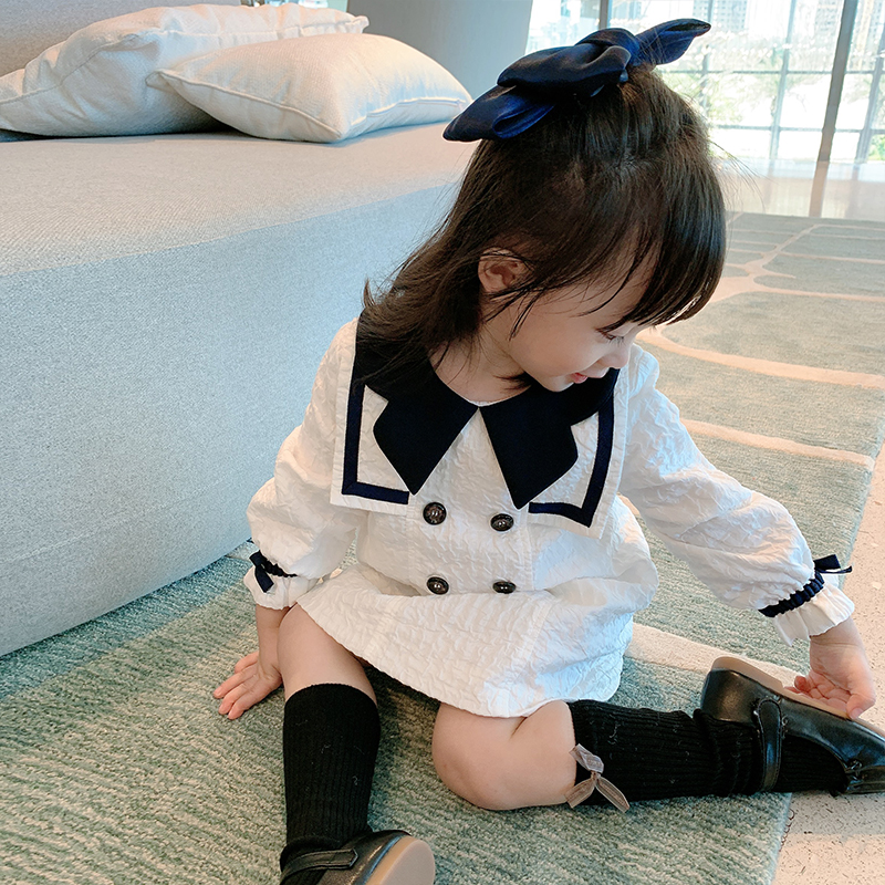 女童学院风连衣裙小女孩公主裙儿童2020新款秋装宝宝洋气网红裙子