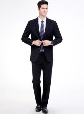 服套西装男学生婚礼修身西装男士结职业服装5536-2正装韩版新郎装