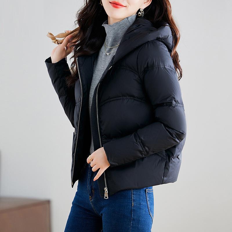 厚黑ZHANG785加短款羽绒服女冬季新款小色个子香风洋气时尚白鸭绒