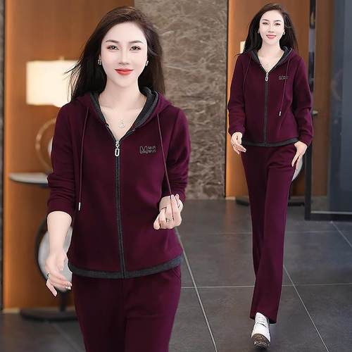 春季妈妈装时秋尚运动套装新96464098款服洋气中老套年女春休闲外