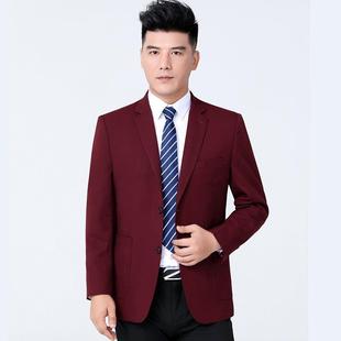 8321爸爸装 装 商务西免烫西服中老羊毛呢单西休闲外 中年男士 秋冬季