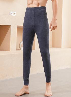 冬季新款绒裤男女加士同款绒厚加高腰羊毛保羊ELB暖裤针织打底裤