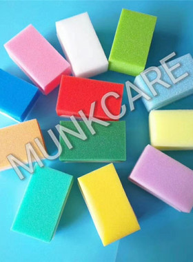 婴儿感统训练触觉刷带指甲签清洁洗手刷洗必泰碘伏手术海绵刷