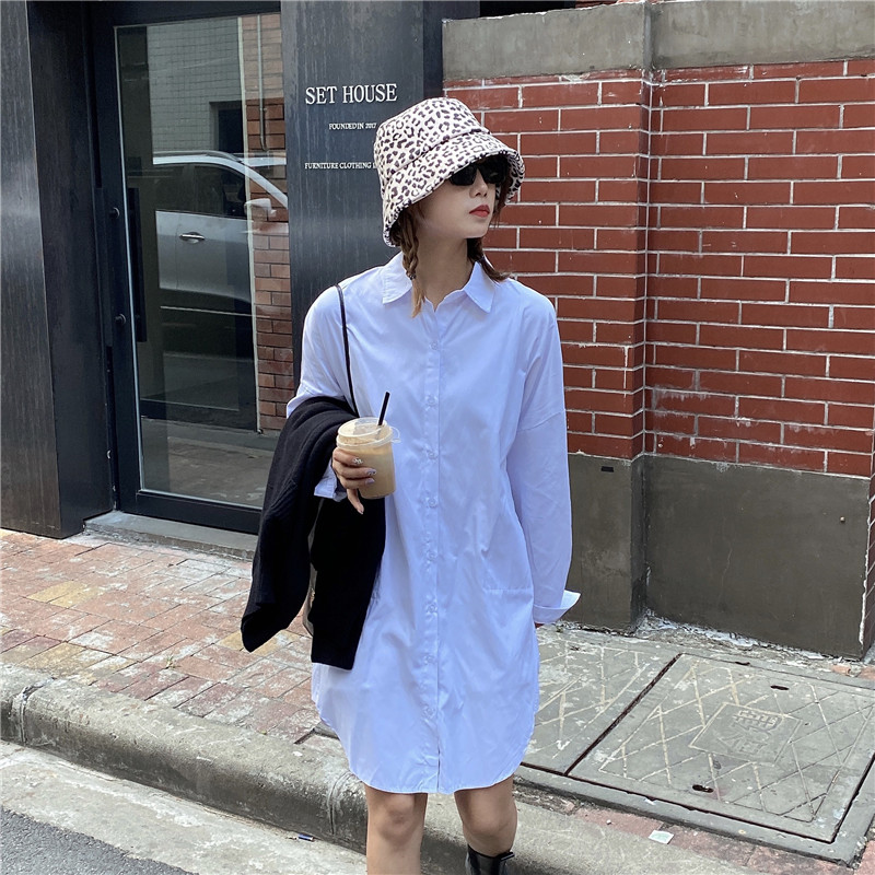 Real price half high collar cross curve hem sweater shirt skirt two piece suit