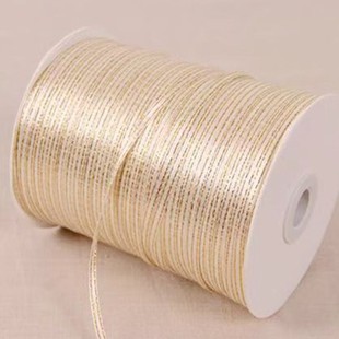 3mm金边缎带大红色双金边丝带金色咖啡色金边织带0.3cm现货金边