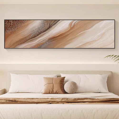 抽象艺术酒店床头装饰画高级简约大气背景墙画壁画房间主卧室挂画
