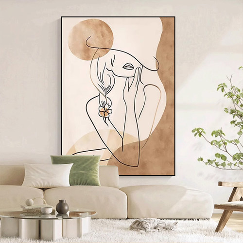 人物玄关走廊过道装饰画大气高档