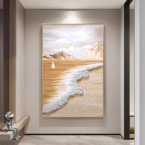 客厅玄关装饰画挂画北欧现代简约