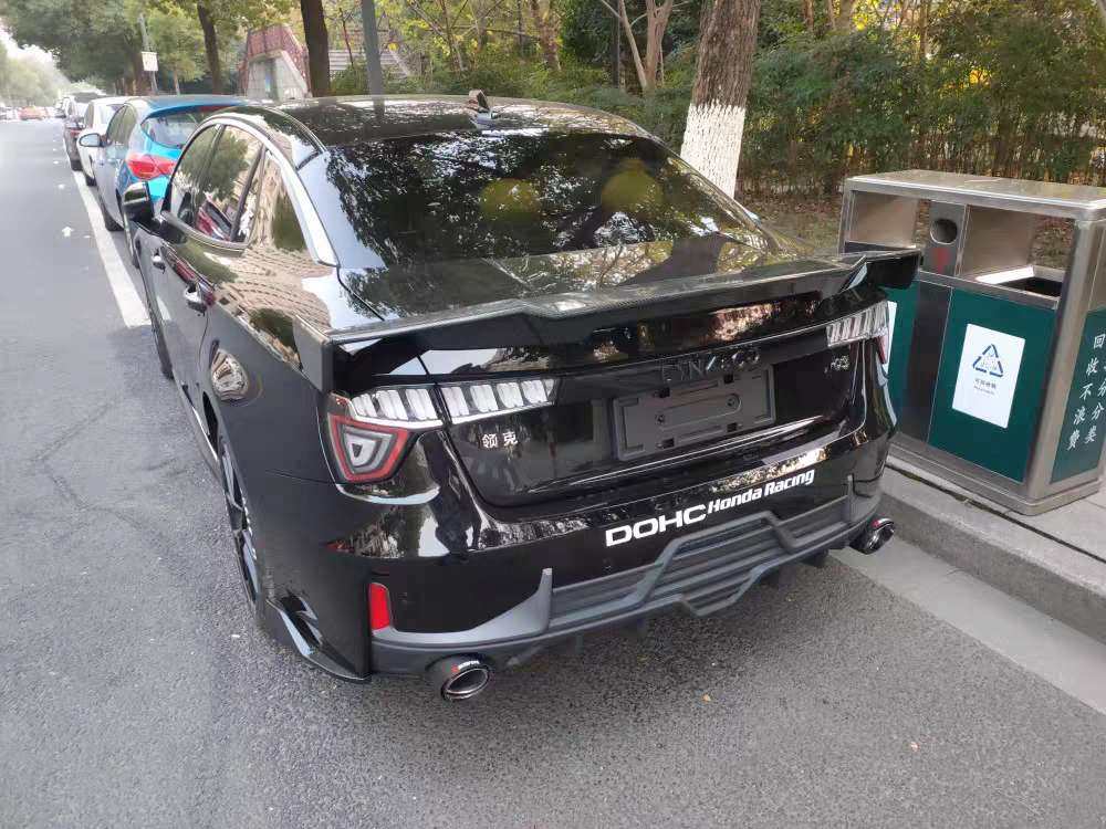 适用于领克低价包邮碳纤维尾喉