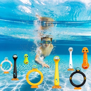 游泳馆训练儿童水下闭气潜水棒小孩学游泳辅助潜水圈泳池沉底玩具