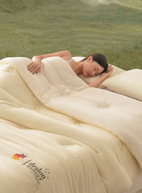 i1纪希尔顿德绒发热被保暖裸感亲肤面料免被套可水洗机洗秋冬被子