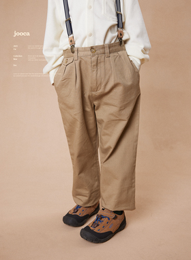 jooca Jacob私服同款 轻奢儿童加绒男女童休闲裤