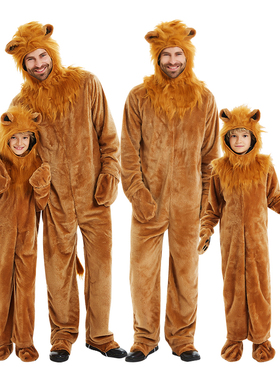 万圣节服装亲子舞台动物狮子衣服绿野仙踪成人儿童舞台演出服话剧