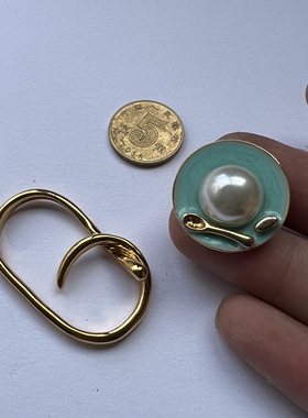 一龙外贸饰品镀金简约百搭滴柚戒指指环A2