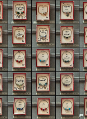 孤品美货223样品琉璃珠手链拍下默认接受瑕疵完美主义者勿拍复古