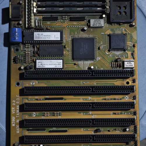 可维修AMI M396F主板，386SX芯片组，带6个ISA议价