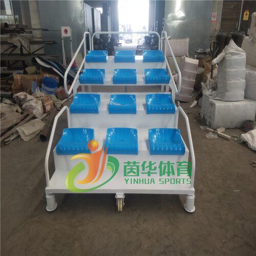 新款12座伸缩式终点计时台终点裁判台移动式裁判员看台可加遮阳篷