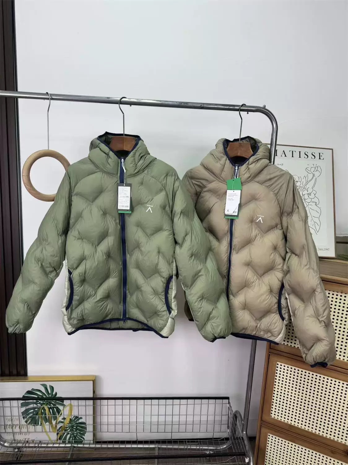 大厂订单！情侣款压胶锁温防泼水户外轻量化保暖立领运动棉服外套