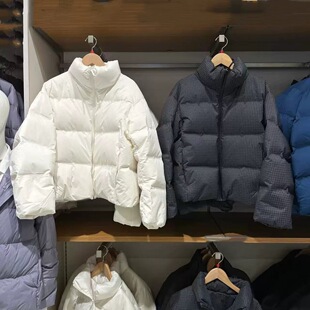 日单2025冬季女装无缝羽绒连帽外套加厚羽绒服科技保暖外套478578