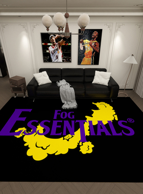 FOG ESSENTIALS联名潮牌地毯客厅沙发茶几垫男生电竞房卧室床边毯
