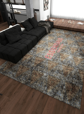 原创潮流个性红色复古FOG ESSENTIALS地毯客厅茶几毯男生卧室地垫