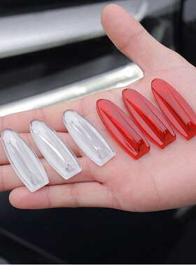 汽车扰流车身贴条装饰贴尾灯雾灯3D立体通用导流减阻梳理汽车配件