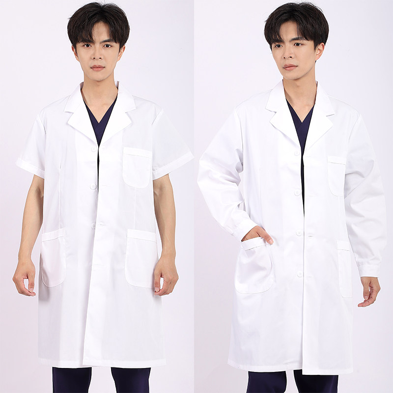 宝薇姿男医师白大褂口腔医生长袖医生服美容师女工作服短袖春秋季