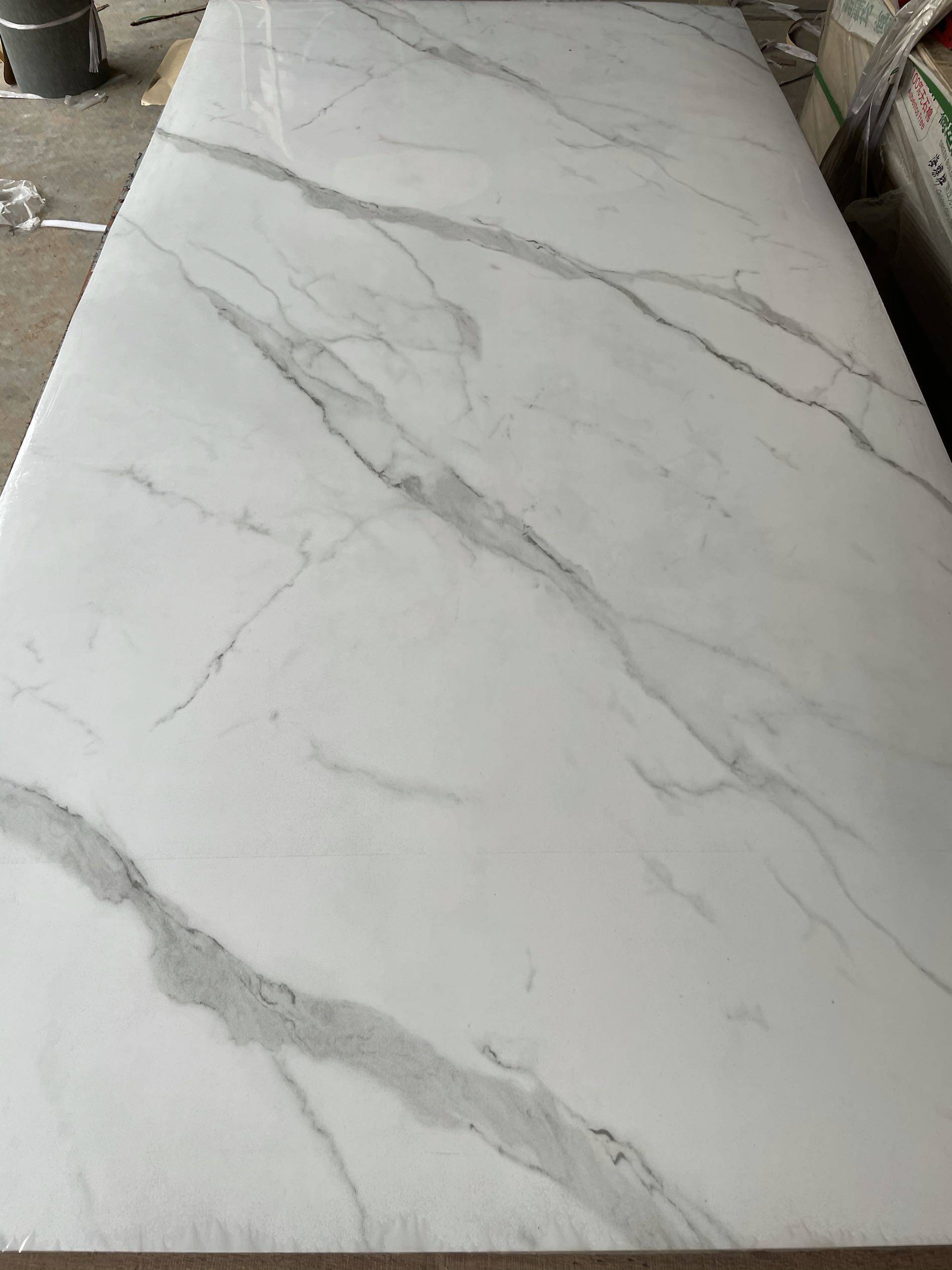 石y纹鱼肚白免漆防火板饰面板房车餐饮服装连锁家具门板装饰贴面