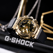 卡西欧手表男款 金属防水运动电子表GM110G 时尚 GSHOCK官方正品 新款