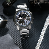 卡西欧手表男款 石英表ECB 钢带商务防水男士 EDIFICE官方正品 时尚