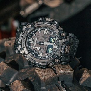 卡西欧手表男生GSHOCK金属大泥王三代太阳能蓝牙电波运动防水男表