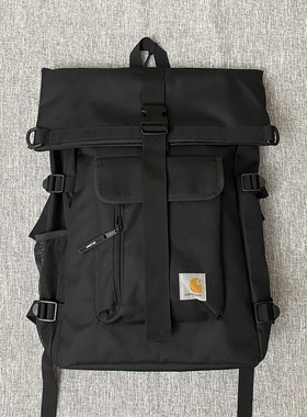 carhartt WIP PHILIS 方书包卡哈特户外大容量工装翻盖双肩包背包