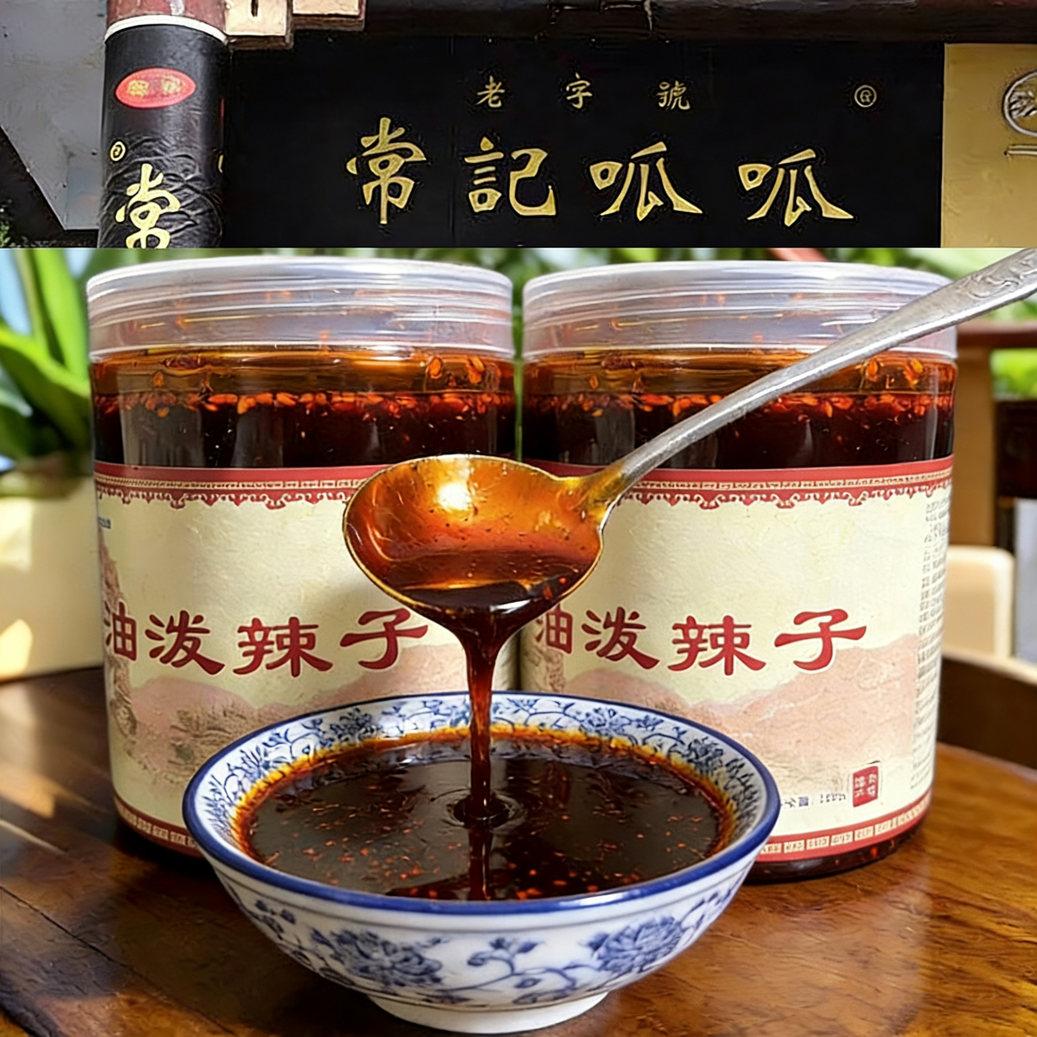 甘肃天水常记呱呱油泼辣子甘谷辣椒特产麻辣烫调味料拌饭肉夹馍