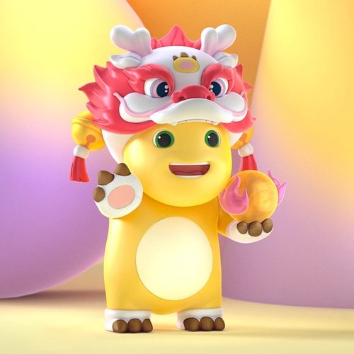 正版JAKA奶龙盲盒公仔可变色玩偶