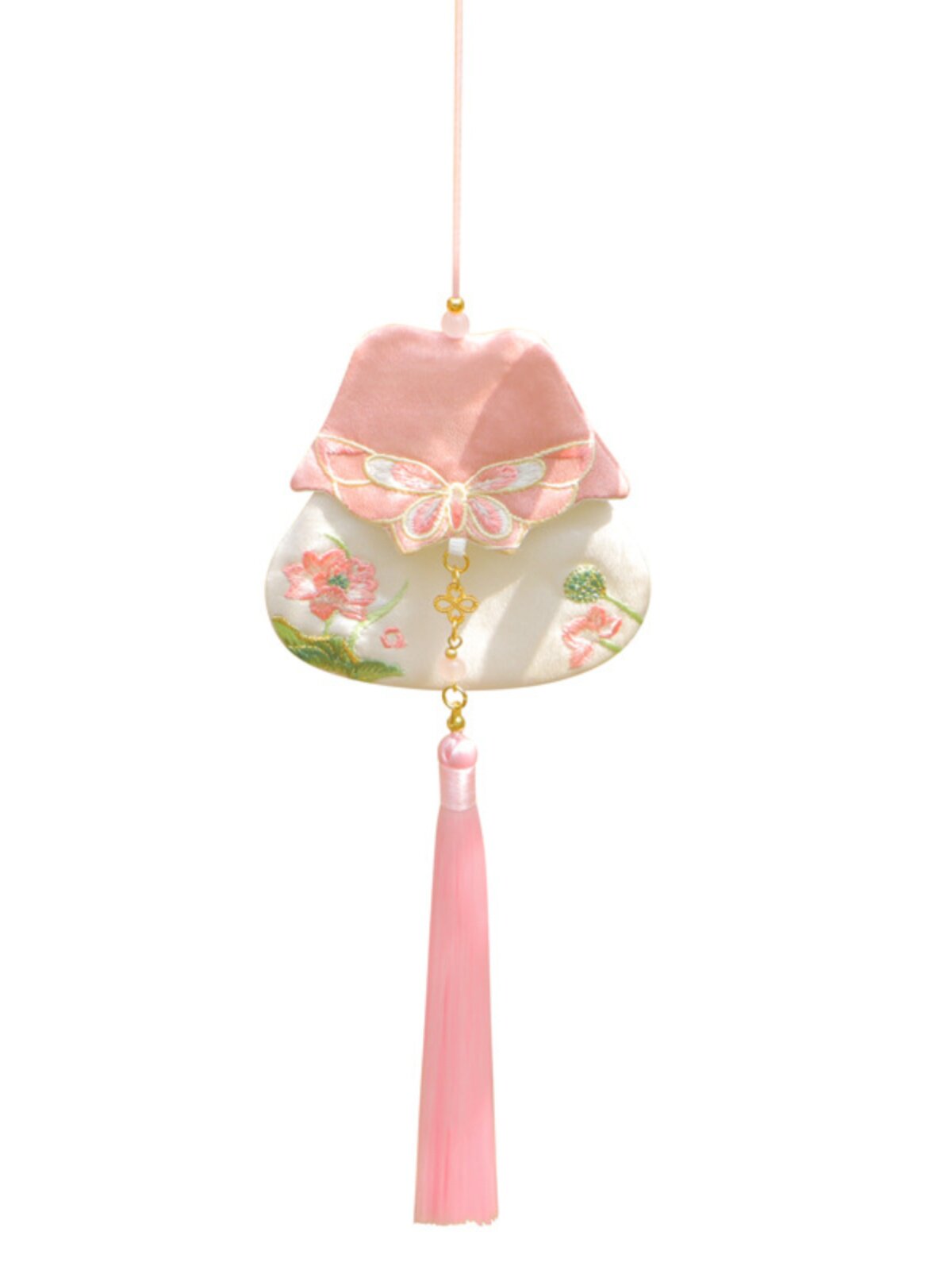CHINESE STYLE SACHET HANFU ACCESSORIES BUTTERFLY PURSE EMBROIDERY PENDANT ANTIQUE STYLE SACHET EMPTY BAG HANFU WAIST ACCESSORIES