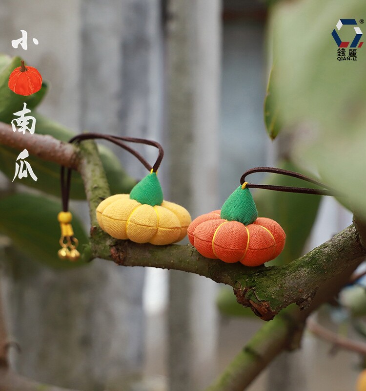 수제 DIY 향 주머니 재료 패키지 호박 향 주머니 자체 자수 지갑 반제품 뜸쑥 잎 모기 구충제 향 주머니 창의적이고 귀여운